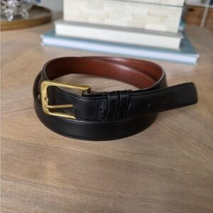 Coach Men’s Vintage Black Leather Belt Size 42